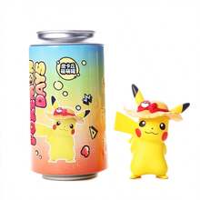 Pokemon Pikachu Can Figure - Đồ sưu tầm Anime được cấp phép chính thức, Đồ trang trí để bàn dễ thương, Quà tặng hoàn hảo cho người hâm mộ Pokemon - Nhiều màu - Xem 3