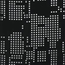 2 Pcs Blackout Curtains With Silver Lattice Design - Thermal Insulated Grommet Drapes For Bedroom & Living Room - màu đen - Xem 5