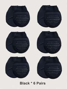 1/6/12 pares de calcetines antideslizantes para mujer, calcetines invisibles sin mostrar el tobillo, calcetines ocultos de corte bajo sin mostrar, adecuados para zapatos de tacón alto o uso diario - Multicolor - Ver 13