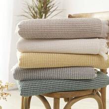 Sofa Towel - Panal de abeja-caqui - Ver 2