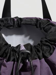 The Adjustable Drawstring And Double-Shoulder Strap Backpack For Men, Suitable For Commuting And Outdoor Activities, Featuring A Fashionable And Waterproof Design For Mountain And Tennis, Perfect For Outdoor Camping And Leisure Activities., School Backpack - View 10