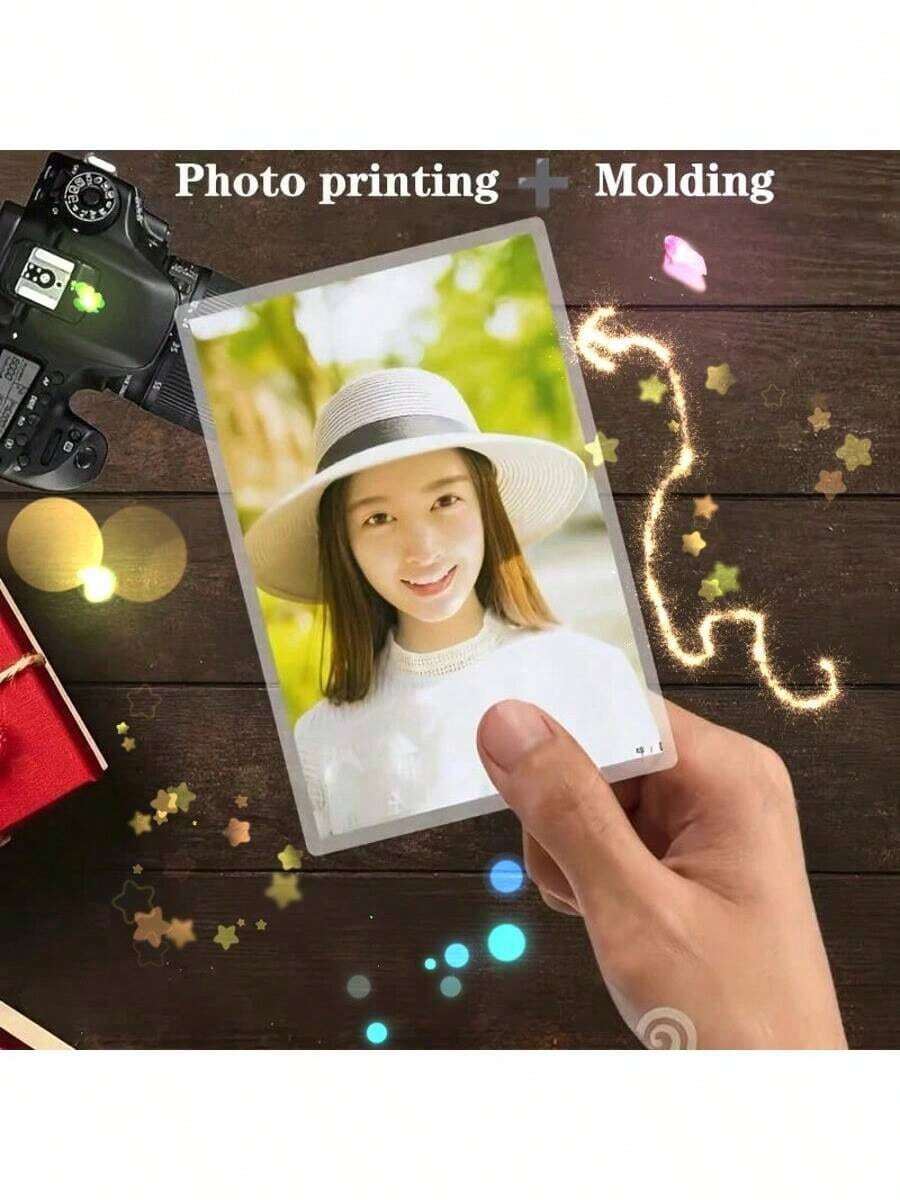1/5/10Pcs Custom Photo Prints - 5/6 Inch High-Quality Paper For Christmas, Birthday, Father's Day Gifts - Pet, Cat, Dog, Family, Couple Photo Customization - Durable Unframed Prints For Scrapbooking & Home Decor, Aesthetic Home - Multicolor - View 1