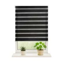 Double-Layer Day And Night Roller Blind – Easy Installation Without Drilling, For Windows And Doors, Various Colors – Free 24/48h Delivery To The Iberian Peninsula. Variety Of Colors. - màu đen - Xem 1