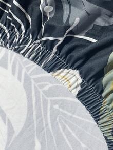 1 件数码印花高弹力牛奶丝沙发套，防尘防污，四季皆宜 - 彩色 - 查看 9