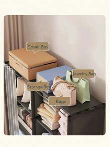 5/6 Layers Wardrobe Dustproof High Capacity Storage Rack With Curtains Portable Simple Modular Clothes Organizer Cabinet Closet Organizer Shelves