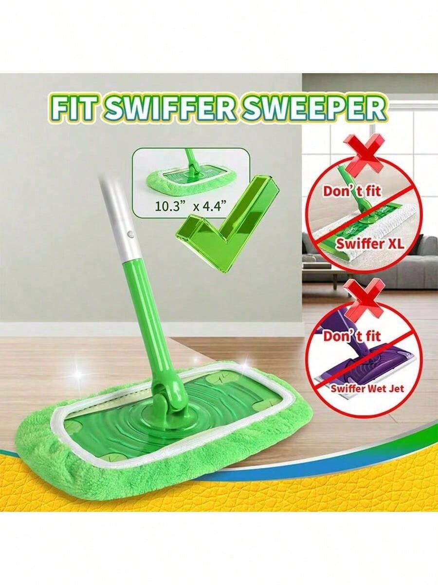 قطع من قماش الاستبدال لمسح الأرضيات 10 قطع – قابلة...