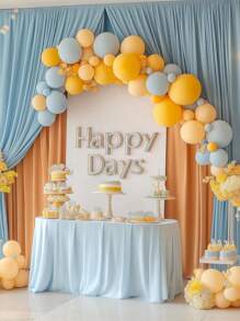 Metal Arch Backdrop Stand, 7.2FT, 6.6FT,6FT Back Drop Arch, Metal Balloon Arch Frame,Easy To Assemble, Gold Arch Stand For Parties, Birthday, Baby Shower(No Cover)