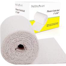 Falling In Art Plaster Cloth Rolls, 500gsm Plaster Strip, Plaster Gauze Bandages Projects, Making, Belly Casts, Body Molds, 4inch X180inch, Single Roll