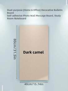 1 Piece Self-Adhesive, , Wear-Resistant, Nordic Style Felt Wall Panel, Modern Geometric Wall Tile, Home Wall Felt Sound Absorption Panel, Anti-Collision Felt Wall Sticker, Removable And Reusable Photo Display/Memo Board For Home, Nursery, Dorm, Entrance - Used For Wall Decor, Noise Reduction, Key Holder