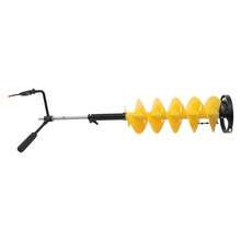 TFCFL 8" E-Drill Nylon Auger Ice Fishing Nylon Ice Auger - Yellow and Black - View 3