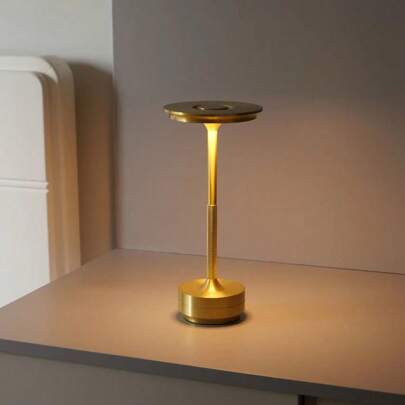 Kexinlighting Kexinlighting-2pcs Modern Touch Control Desk Lamp, USB Rechargeable Desk Lamp - Desk Lamp With 3 Adjustable Color Temperatures, Adjustable Brightness Desk Lamp, Bedroom Desk Lamp With Round Lampshade, LED Bedside Night Lamp With Built-In 2000mah Large Capacity Battery, Portable Outdoor Camping Night Lamp, Very Suitable For Bedroom, Hotel, Restaurant Decoration And Gifts, Hotel Decoration | Modern Desk Lamp | Touch Lamp, Night Light