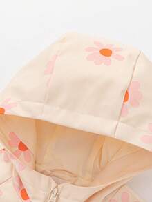 Balabala 女童软壳夹克套装 2025 连帽风衣两件套