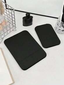 1 chiếc gương trang điểm bằng da, kích thước lớn, có thể gập lại, di động, dùng để bàn hoặc cầm tay, thích hợp cho ký túc xá trường học, phòng ngủ, phòng tắm, văn phòng, nhà thuê. - Nhiều màu - Xem 9