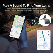 2026 Rechargeable Wireless Smart Ultra-Thin Card Tracker, For Finding My Items (IOS Only), Wallet Anti-Lost Tracker, Item Key Finder, Suitable For Luggage Tag, Passport, Laptop, Bags, GPS Back To School Gift - Black - View 5