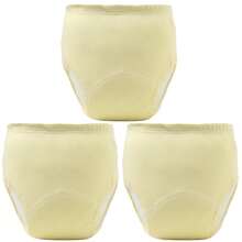 6件柔软训练裤，透气可洗幼儿训练裤，四季皆宜，混色，送给男宝宝和女宝宝的理想礼物，针织面料，防漏，布尿布替代品