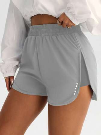 FWH Tummy-Control & Thigh-Slimming Split Design, Gym To Street Essential,Flattering Side Slits, 4-Way Stretch For Full Mobility,High-Waisted With Sexy Side Splits | #WorkoutToStreet Style,Slimming High-Waisted Design,Flattering Side Slit Details,Erfect For Yoga & City Strolls,Curve-Flattering Active Shorts,Essential Training Shorts