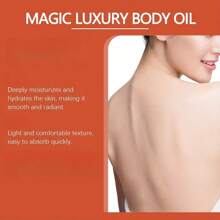 Moisturizing Rose Firming Body Oil, Softens And Firms Skin. Daily Care, Nourishing Moisturizing Body Oil, Suitable For Everyday Moisturizing Massage, Makes Skin Look More Radiant.