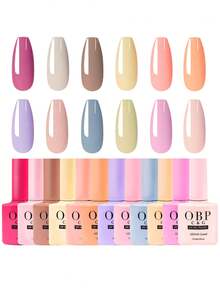 OBP C & G OBP Range Of 12 Semi-Permanent Gel Polish 3 Steps - Rad Romanc - View 1