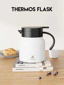 27/32oz Stainless Steel Vacuum Insulated Coffee Carafe, Small Beverage Dispenser, Suitable For Coffee, Milk, Hot Chocolate And Other Drinks