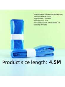 6pcs Refill Diaper Disposal Bags, Diaper Pail Liners, Odor-Proof Thick Diaper Trash Bags, Suitable For Genie/Angelcare Diaper Pails (Random Color, Scented) - Multicolor - View 7