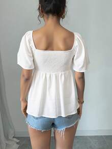 Women Tops - White - View 2