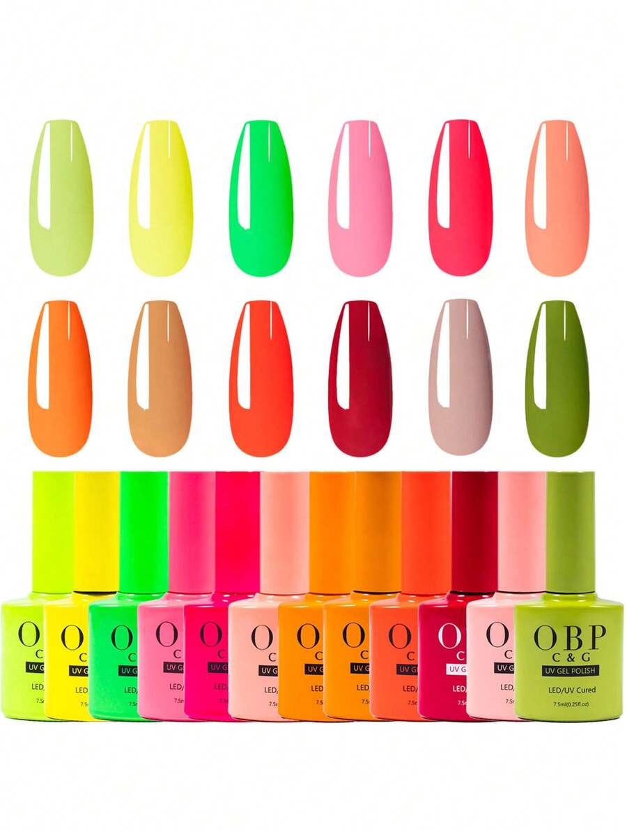 OBP C & G OBP Range Of 12 Semi-Permanent Gel Polish 3 Steps - Bronzed Beauty - 查看 1