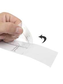 10片装一次性纹身眉尺贴纸，微针纹身测量模板指南纹身工具眉贴化妆工具可拆卸眉毛练习辅助套装，价格实惠，圣诞礼物，化妆品，化妆工具，便宜货，礼物，女士礼物，圣诞礼物 - 彩色 - 查看 4