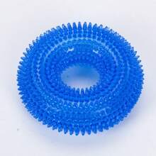 1 Pc Squeaky Interactive Dog Chew Toy, TPR Material For Teeth Cleaning, Multi-Color For Indoor And Outdoor Use