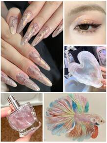 30 Colors Pearlescent Powder Mica Pigment For Epoxy Resin Manual Pearlescent Resin Glue Pigment For DIY Dyeing,Handicrafts,Epoxy Resin,Candle Making