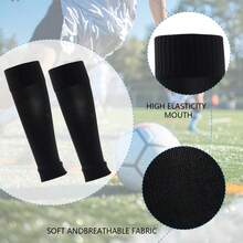1 Set de calentadores de pierna antideslizantes para fútbol, envoltura de calcetines deportivos, equipo para juegos - Multicolor - Ver 5