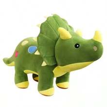 1pc 2025 New Arrival Hot Selling Large Plush Dinosaur Doll Tyrannosaurus, Triceratops, Brachiosaurus Stuffed Animal Pillow Doll, Gift For Children Boys Girls, Birthday, Easter, Festival