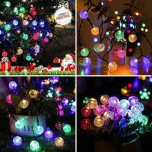1pc 3 Meters 30 LED 3-Mode Solar Fairy String Lights, Waterproof Outdoor Decor For Festival, Party, Garden