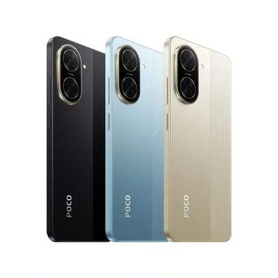 Xiaomi POCO C71 スマートフォン グローバル版 UNISOC T7250プロセッサー 6.88インチ ドットドロップディスプレイ 最大120Hzリフレッシュレート 32MPメインカメラ 5200mAh(typ)バッテリー 15W急速充電 指紋認証 顔認証 100%正規品