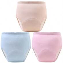 6件柔软训练裤，透气可洗幼儿训练裤，四季皆宜，混色，送给男宝宝和女宝宝的理想礼物，针织面料，防漏，布尿布替代品