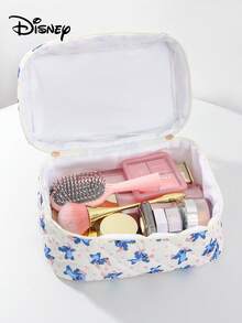 官方授权史迪奇卡通设计大容量收纳包，卡通女孩洗漱包，学生创意化妆旅行收纳包，迷你手提包和手机袋，可爱卡通人物大容量化妆护肤品收纳包，圣诞节、万圣节、生日惊喜礼物，送给家人、朋友、史迪奇粉丝 - 彩色 - 查看 6
