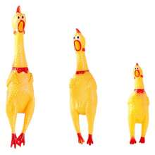 Screaming Chicken, Yellow Rubber Duck, Squeaky Rubber Chicken Prank Novelty Toys, Suitable For Dogs And Pets - Multicolor - View 12