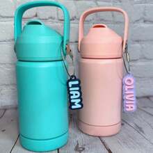 Individuelle Acryl Buchstaben Schlüsselanhänger, personalisierter Namens Schlüsselring, DIY Anhänger für Rucksack