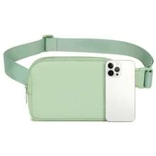 Kleine Unisex-Gürteltasche – Ultraleichte, wasserabweisende Hüfttasche mit verstellbarem Gurt, vielseitig tragbare Bauchtasche für Reisen, Laufen, Radfahren, Angeln, Festivals und den täglichen Gebrauch - Grün - Übersicht 8