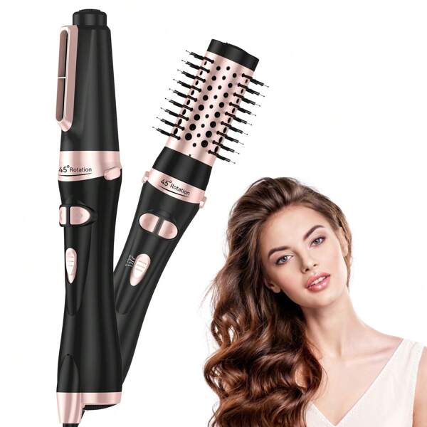 Escova secadora de cabelo, adequada para modelar cabelos lisos, volumosos e cacheados