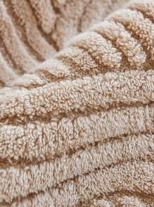 واحدة غطاء وسادة كنبة برسمة خطوط بسيطة، غطاء كنبة من الفرو السميك بطراز بوهيمي، وسادة وقائية للكنب للزينة في غرفة المعيشة والنوم، مقاوم للانزلاق وصديق للحيوانات الأليفة