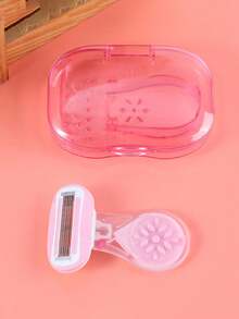 1 件女士脱毛剃须刀，包括腋下、腿部和比基尼区域毛发剃须刀，便携式剃须刀，粉色手动剃须刀，女士比基尼手动剃须刀片脱毛剃须/5 层刀片，不锈钢刀片可更换粉色剃须刀头女孩礼物旅行必需品，适用于海滩、度假、旅游、旅行、商务