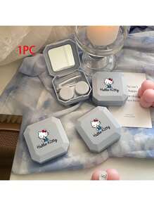 Sanrio Sanrio Cosmetic Organizer, Hello Kitty Pupil Organizer, Hello Kitty Pattern, Lovely And Practical Appearance, Internal Separation Design Is Reasonable, Easy To Categorize And Store, Compact And Convenient, Suitable For Business Trips, Daily Use Of The Pupil Organizer, The Perfect Gift