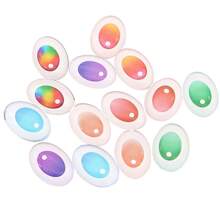 10pcs (5pairs) 18x25mm Oval Glass Crystal Eyes Flat Bottom Stuffed Eyeball Doll Accessory DIY Crafts Gift Animal Eyes Doll Making