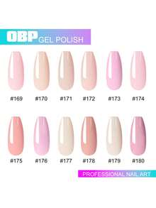 OBP C & G Gama De 12 Geles Semipermanente Esmalte Obp - Elegir Gamas - Caqui - Ver 2