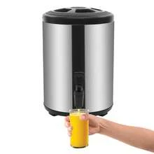 kangten Stainless Steel Insulation Bucket 8L, 15 Insulation Bucket, Cold Bucket, - Silver - View 5