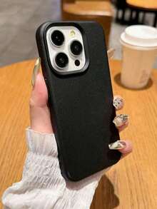 Phone Case Apple Minimalist High-End Leather Texture Phone Case Compatible WithIPhone Case 16Pro Max/16 Pro/16/16 Plus/15/15 Pro Max/15 Pro/15 Plus/11/12/13/14 Pro Max/XS/11 Pro/11 Pro Max/12 Pro/12 Pro Max/13 Pro/13 Pro Max/14,Suitable For IPhone 17 Air - 灰色 - 查看 5