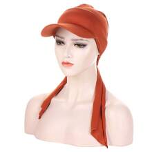 Designer Bowknot Turban - Adjustable Twist-Front Headwear With Flared Tail - A - View 18