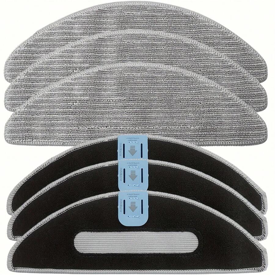 6 Packs Replacement Mop Pad Compatible With IRobot Combo I5+/ I5/ J5+/ J5 Robot Vacuum And Mop, Washable & Reusable Microfiber Cleaning Pads