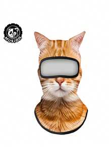 Musion 1/2/3pcs 3D Cat Ski Balaclava Sheisty Face Mask With Ears - Multicolor - View 14