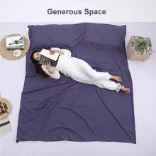 1pc 210cm Lightweight Sleeping Bag Liner, Portable Multi-Person Sleeping Bag For Outdoor Camping, Hotel Travel - Multicolor - View 17